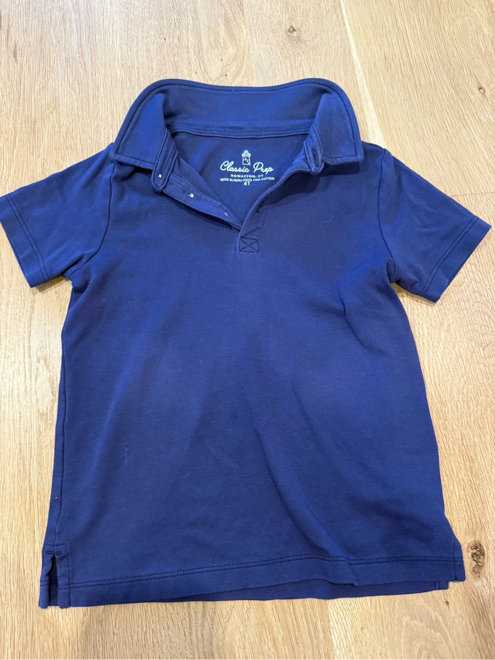 Classic Prep Deep Navy Short Sleeve Polo